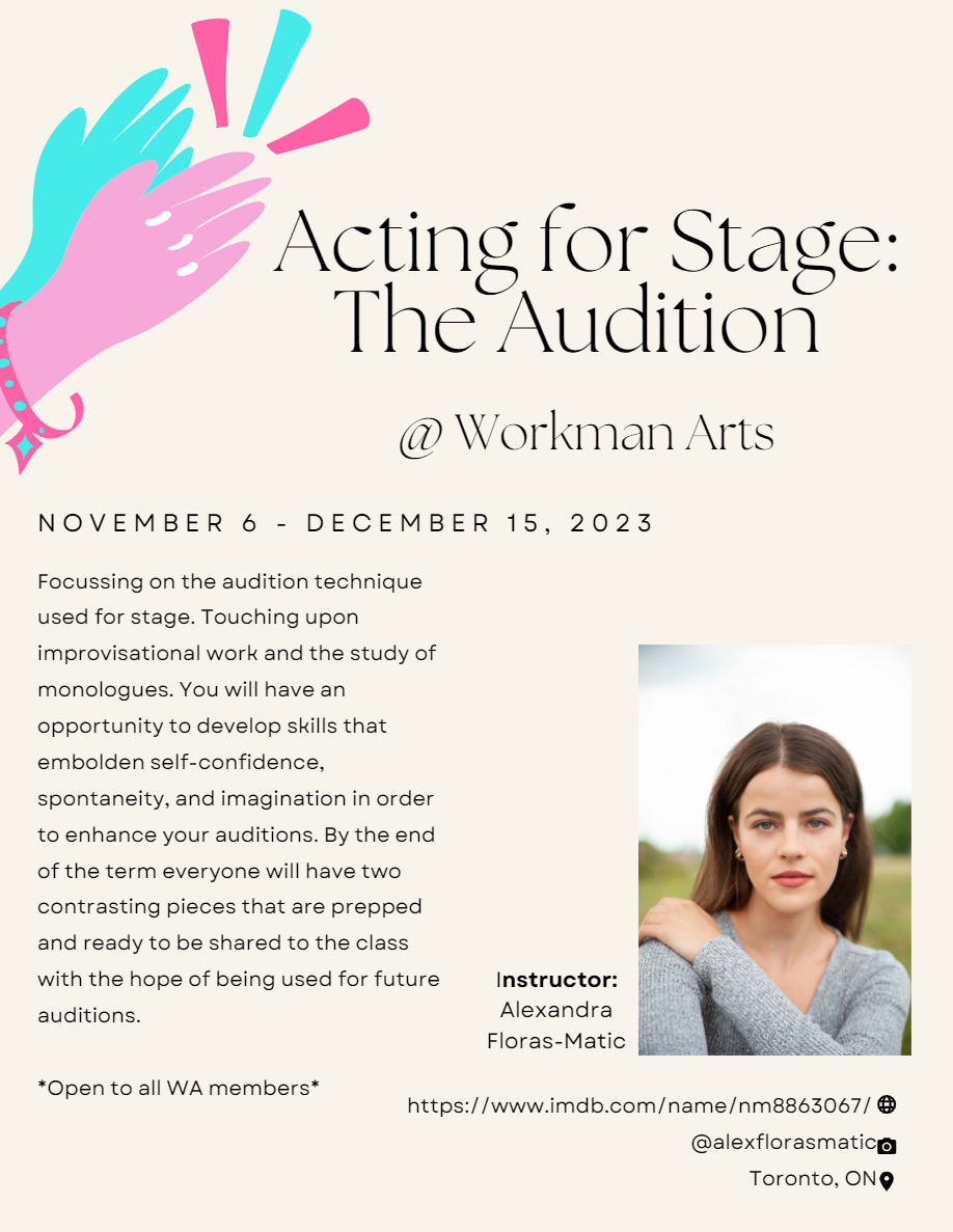 Acting for Stage: The Audition