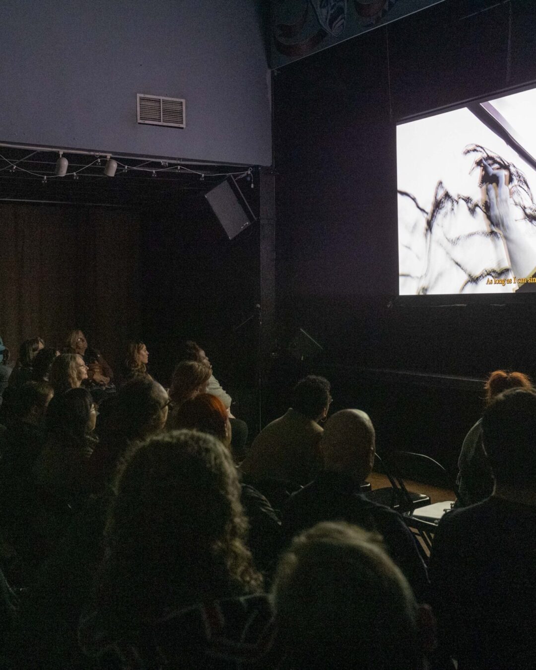 Audience at #RWMFEST 2024 Workman Arts Member Shorts Program screening. Photo by Henry Chan.