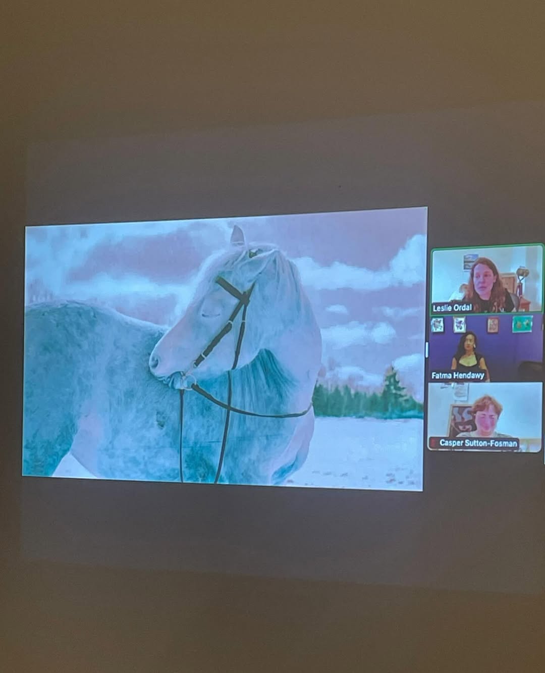 Open Studio with Heather Canlas Rigg, 2025. Artwork by Leslie Ordal.